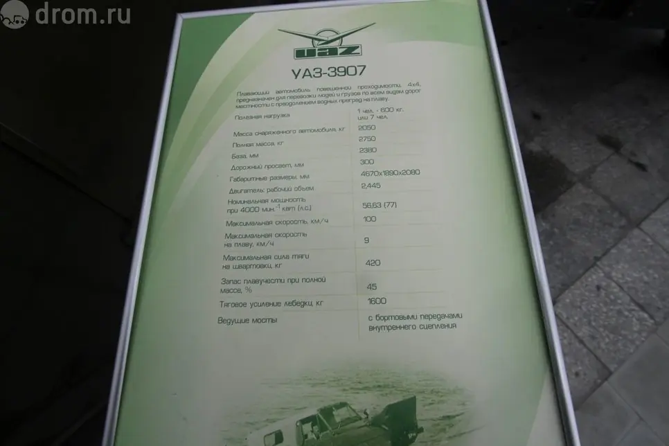 В цілому світ побачили 14 робочих прототипів УАЗа-3907