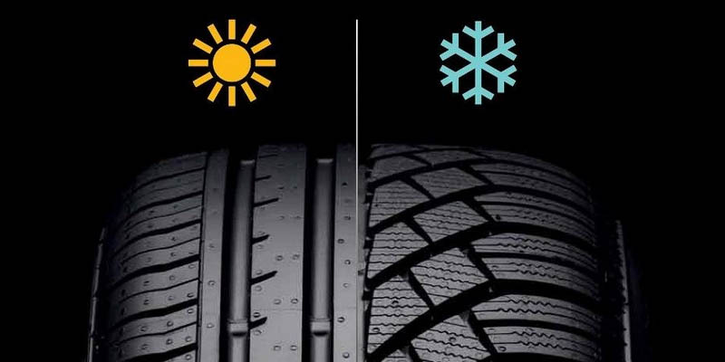 У зимових умовах прогріти шину не вийде, тому що  колесо постійно охолоджується через контакт з холодним покриттям, ефективність охолодження посилюється в сніг і дощ