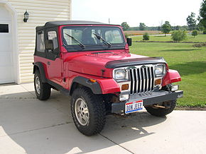 YJ   Виробник:   Chrysler Corporation   (1987-1998) Роки виробництва:   1987   -   1996   попередник:   Jeep CJ   Наступник: Jeep Wrangler TJ Заводи:   США   :   Толідо   (штат   Огайо   )   Канада   :   Брамптон (Онтаріо)   компонування   : Переднемоторного, повнопривідна компоновка   Передньомоторну, заднеприводная компоновка   двигун   : AMC 150 2