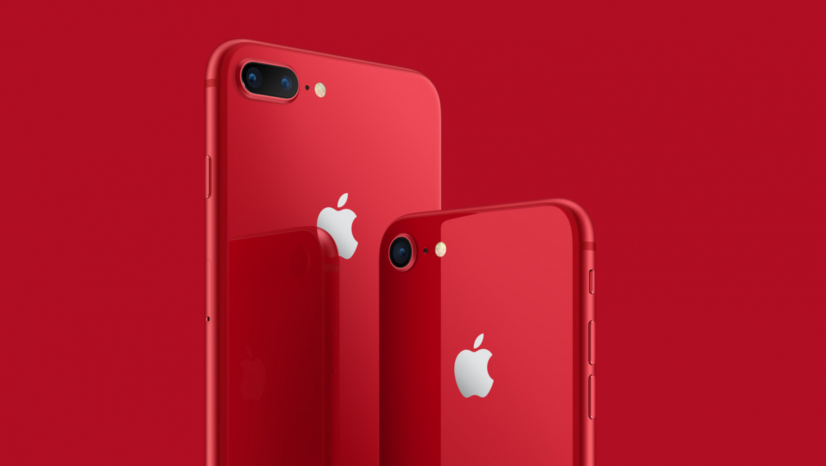 На відміну від червоного iPhone 7, iPhone 8 отримає фронтальну частину в чорному кольорі