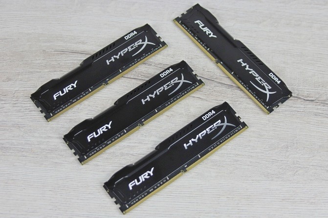 Ще не охололи прес-релізи, випущені компанією з нагоди   офіційного анонса нової лінійки пам'яті   - HyperX FURY DDR4, а нам на тестування вже приїхав 4-канальний комплект HyperX FURY HX424C15FBK4 / 32
